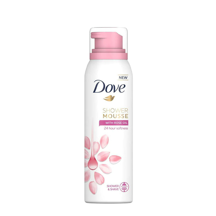 Dove Shower Mousse-rose Oil 200ml - The SkinHookup Nigeria