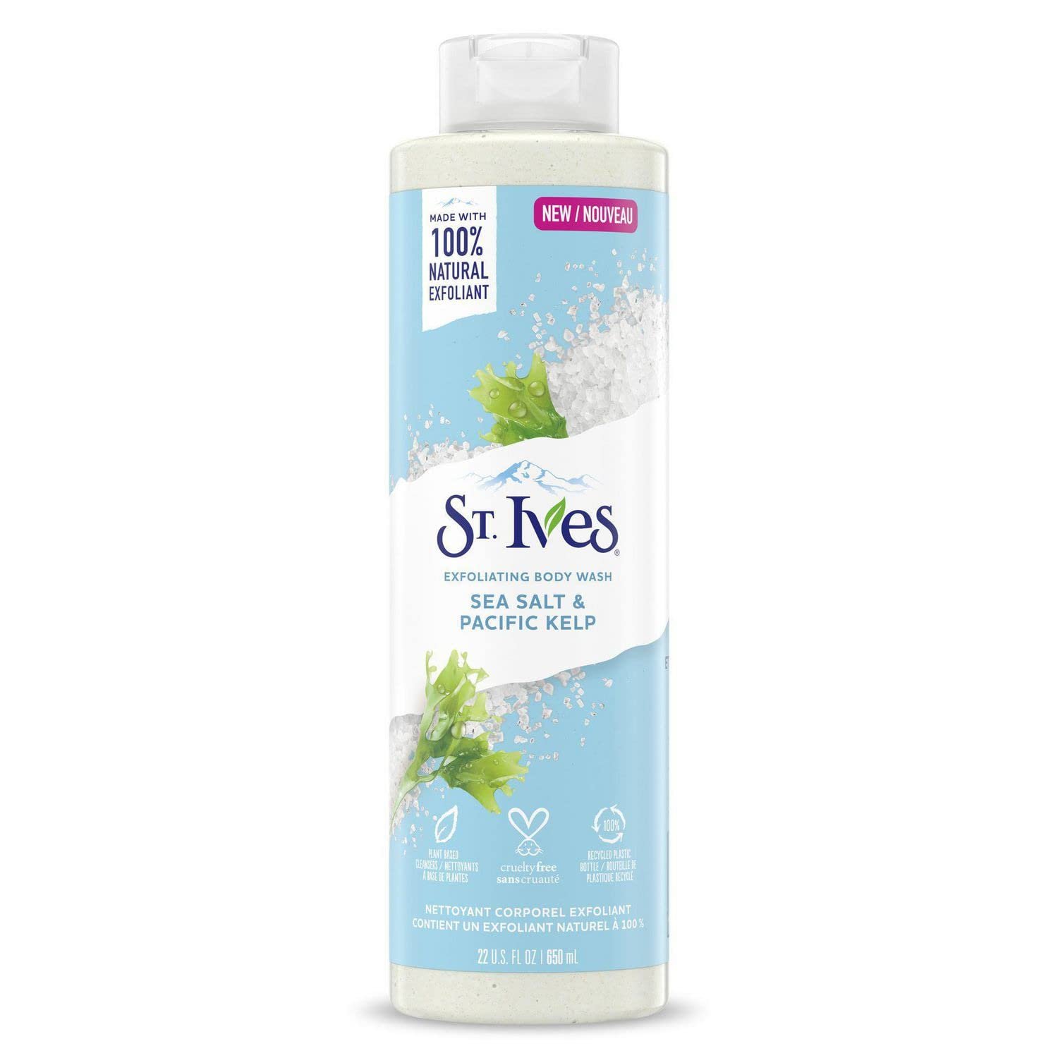 St Ives Exfoliating Sea Salt and Pacific Kelp Body Wash - 650ml