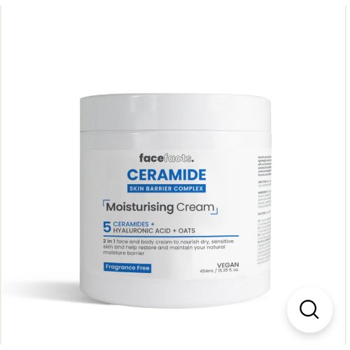 Face Facts Ceramide Moisturizing Body Cream - 454ml