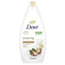 Dove pampering with shea butter and vanilla body wash - 750ml