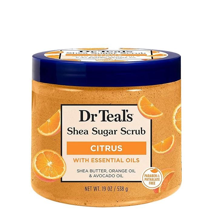 Dr Teal's Citrus Shea Sugar Body Scrub - 538g