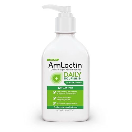 Amlactin Daily Nourish 12% Exfoliating & Hydrating Lotion - 12% Lactic Acid - 400g (14.1oz)