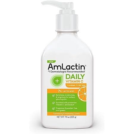 Amlactin Daily Vitamin C Exfoliating & Hydrating Lotion - 7% Lactic Acid - 225g (7.9oz)