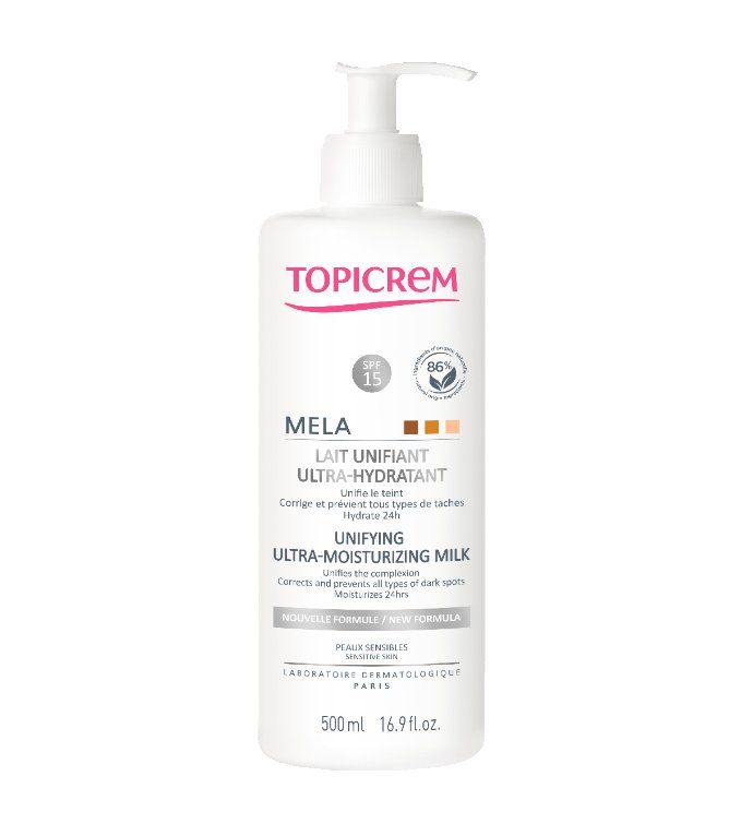 Topicrem Mela Unifying Ultra-Moisturizing Milk Spf 15 16.9fl oz 500ml