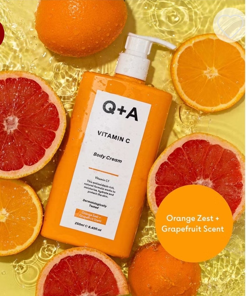 Q+A Vitamin C Body Cream-250ml - Image 3