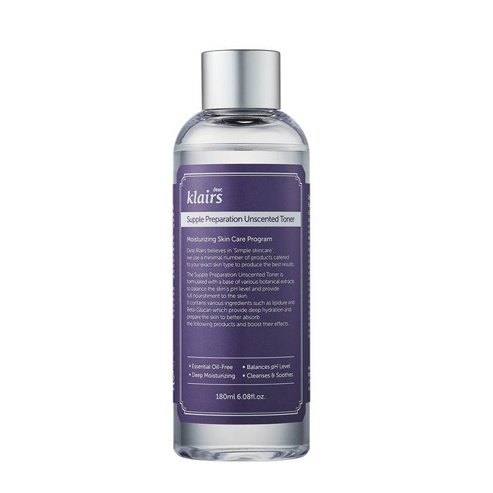 Klairs Supple preparation unscented Toner-180ml