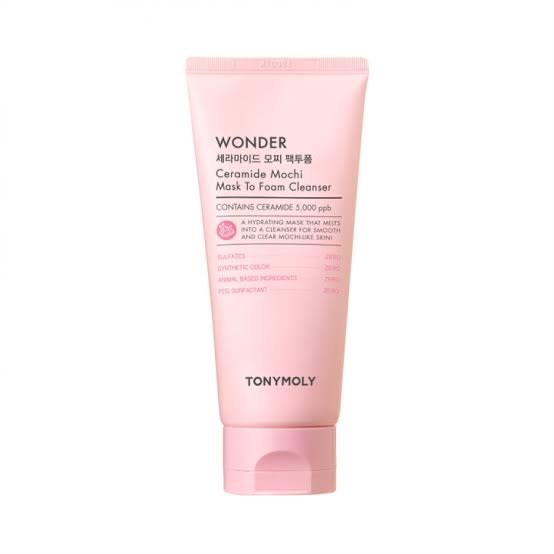 TONYMOLY Wonder Ceramide Mochi Mask To Foam Cleanser - 120ml