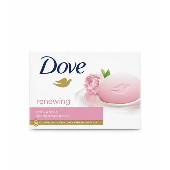 Dove Renewing Moisturizing Cream Beauty Bar Soap with Peony & Rose Oil 106g (USA)
